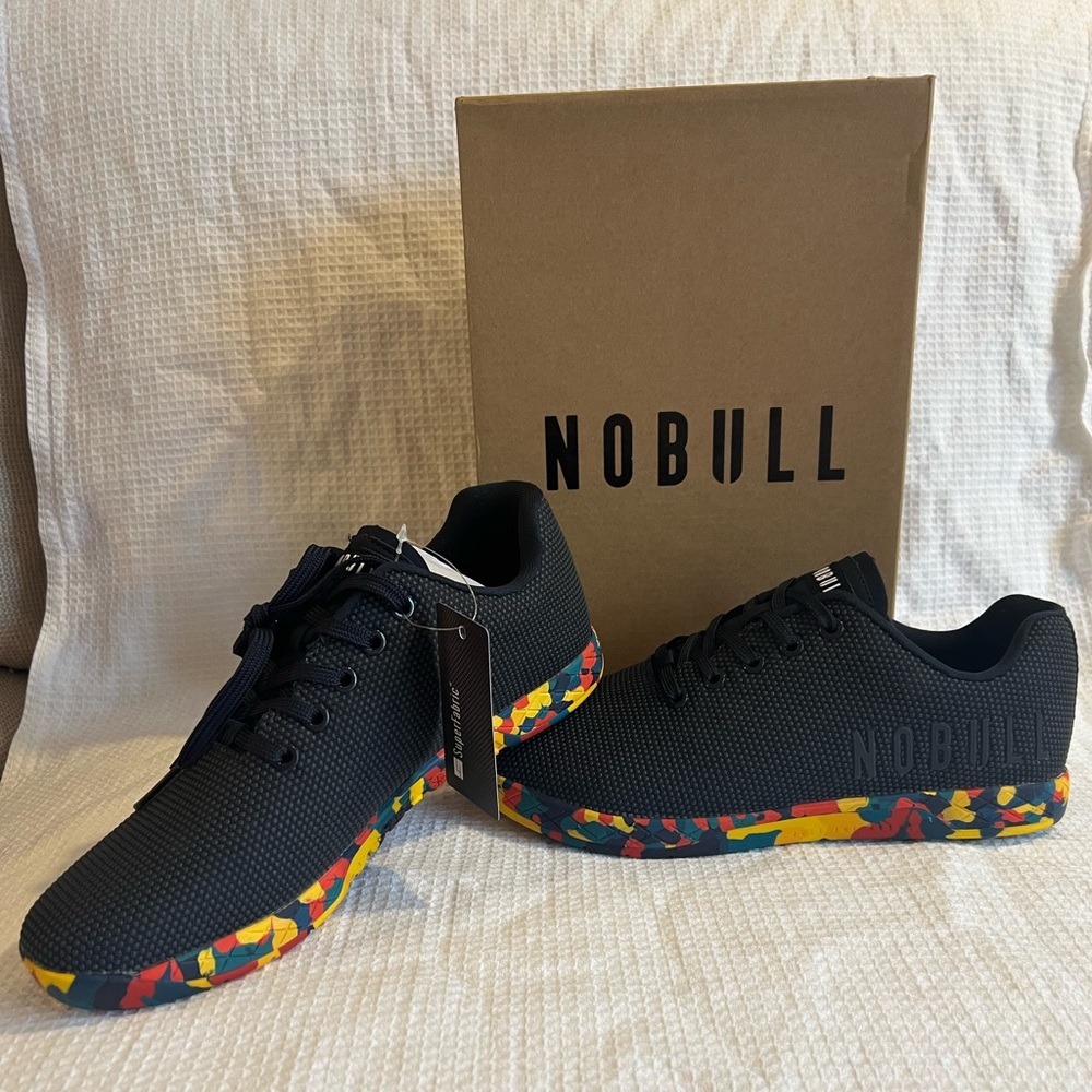NO BULL SUPERFABRIC TRAINER LOW. Dark Navy. Soles-Wild pattern. Never Worn w/tag
